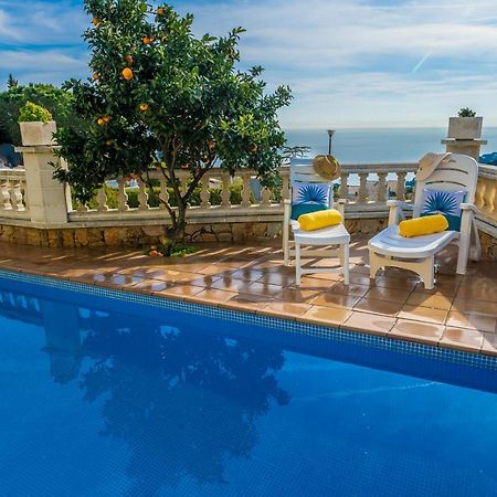 Villa Vista Lux, Piscina Privada Y Zona Exterior Con Vista Mar Tossa de Mar Bagian luar foto