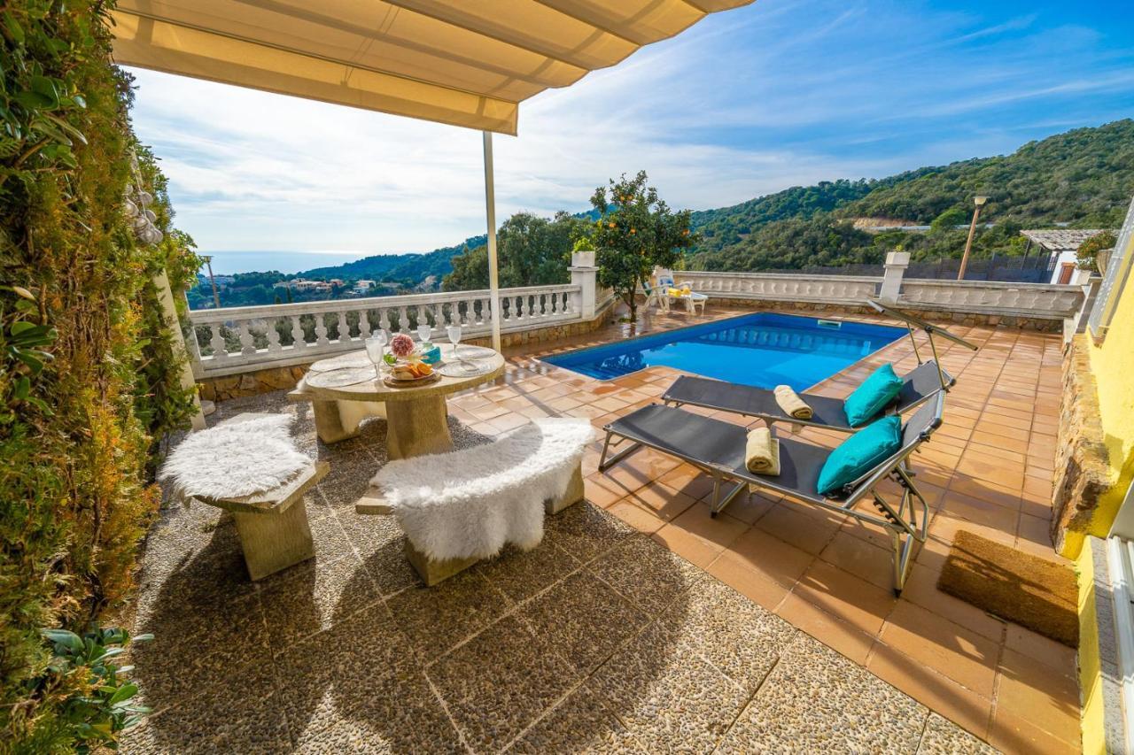 Villa Vista Lux, Piscina Privada Y Zona Exterior Con Vista Mar Tossa de Mar Bagian luar foto