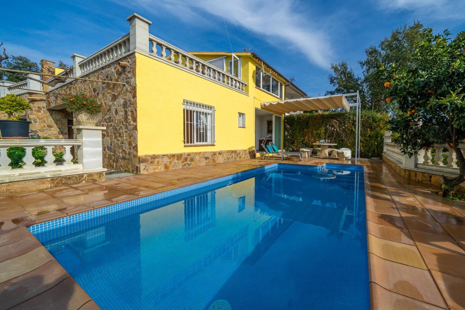 Villa Vista Lux, Piscina Privada Y Zona Exterior Con Vista Mar Tossa de Mar Bagian luar foto